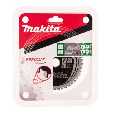 Pjovimo diskas Makita B-69272 EFFICUT METAL, 136X1.1X20mm, 0°, T45 1