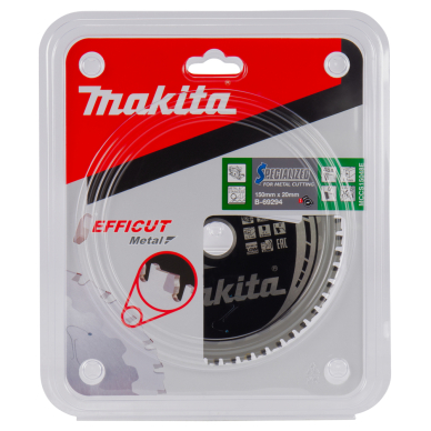 Pjovimo diskas Makita B-69294 EFFICUT METAL, 150X1.1X20mm, 0°, T48 2