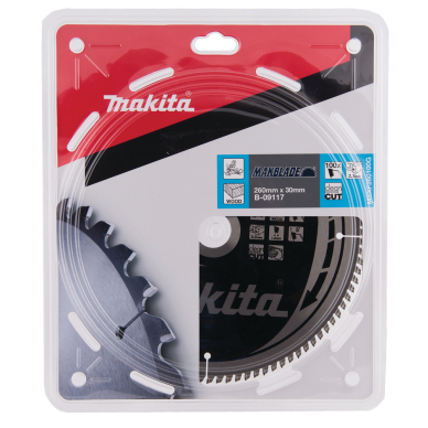 Pjovimo diskas Makita B-09117 MAKBLADE, 260X2.3X30mm, 5°, T100 2