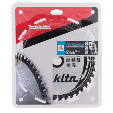 Pjovimo diskas Makita B-08654 MAKBLADE PLUS 260X2.3X30mm 5° T40 2