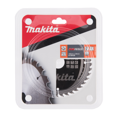 T.C.T. pjovimo diskas Makita B-08436, MAKFORCE 165X2.4X30mm, 20°, T40 2