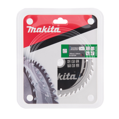 Pjovimo diskas Makita B-53724, 165X1.45X20mm, 23°, T44 2