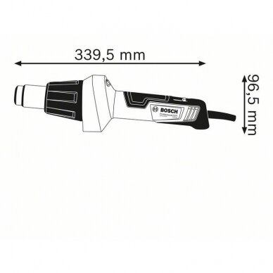 Techninis fenas Bosch GHG 20-60 Professional 1