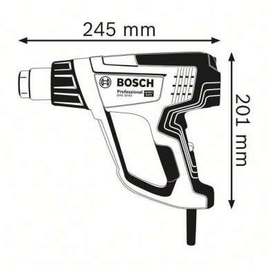 Techninis fenas Bosch GHG 20-63 Professional 1