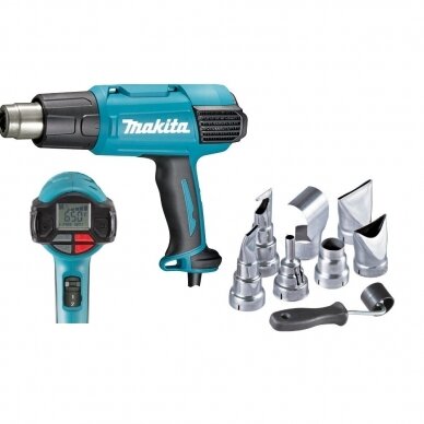 Techninis fenas - orpūtė Makita HG6531CK, 2kW, 50-650°C