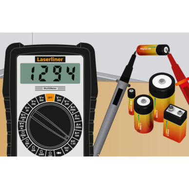 Multimetras Laserliner MultiMeter 083.031A 5