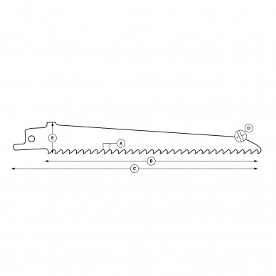 Ties. pj. „Specialist+" med. su vin. 150 mm 6TPI 4