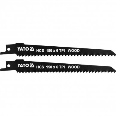 Tiesinio pjūklo geležtės Yato YT-33922, 150mm, 2vnt