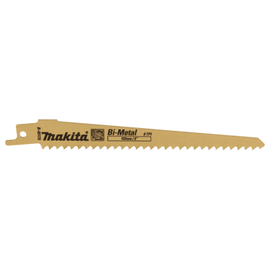 Tiesinio pjūklo pjūkleliai Makita B-05175-2, BIM 152x1,25 (6tpi), 2 vnt.