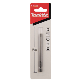 Sukimo antgalis Makita B-59938 TORX, TX30x90MM, 1vnt. 2