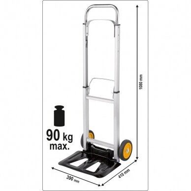 Transportavimo vežimėlis, sudedamas Vorel 90 kg 4