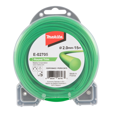 Trimerio valas Makita E-02705, 2,0mm/15m