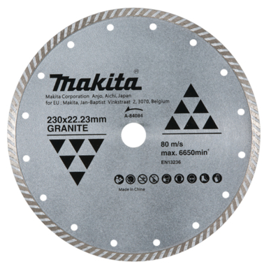 Deimantinis pjovimo diskas Makita A-84084, 230mm, akmeniui/betonui