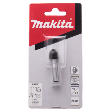 U formos griovelių freza Makita D-68301, 15,8x12,7 mm/ 44,5mm, 8mm 2