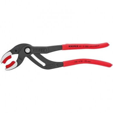 Vamzdinės replės su plastikinėmis žiaunomis KNIPEX 8111