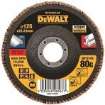 Vėduoklinis šlifavimo diskas DeWalt DT30622-QZ, 125 mm, P80