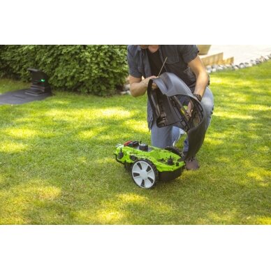 Vejos pjovimo robotas Greenworks OPTIMOW7, iki 750 m2 5