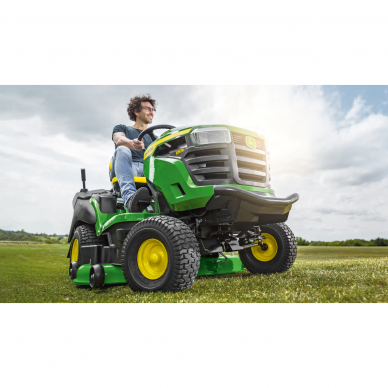 Vejos traktoriukas John Deere X167R, 12,2 kW, 107 cm 2