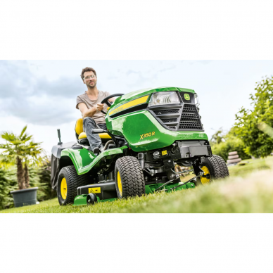 Vejos traktoriukas John Deere X350R, 16.0 kW, 107 cm 4