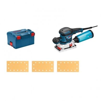 Vibracinis šlifuoklis Bosch GSS 280 AVE  Professional + Lagaminas, Originali gamintojo garantija