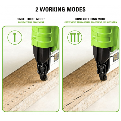 Akumuliatorinė viniakalė Greenworks G24BN, 24 V, (tik įrankis) 1