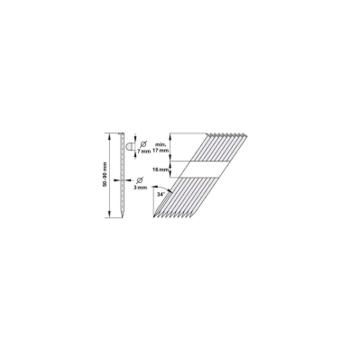 Vinys 34x75x3mm 1